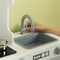Gardenised Wooden Play Kitchen Toy, Light on Microwave, Cabinet, Washer, Sound Electronic Stove, Ages 3+ QI004209 - alternate 2